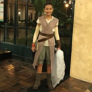 Star Wars: The Force Awakens Rey Cosplay Costume Girls L